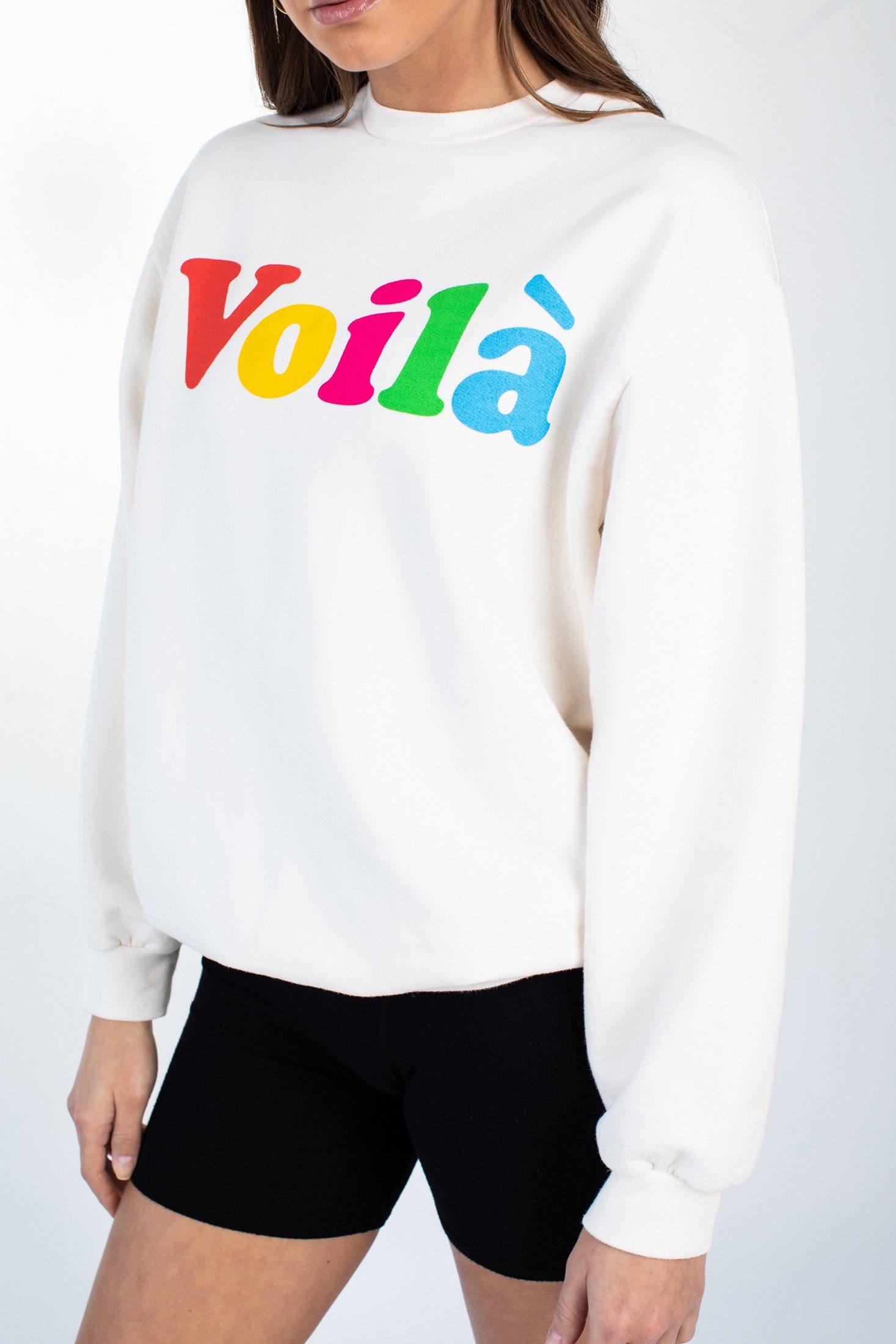 Oversized Crew Sweatshirt - Voila