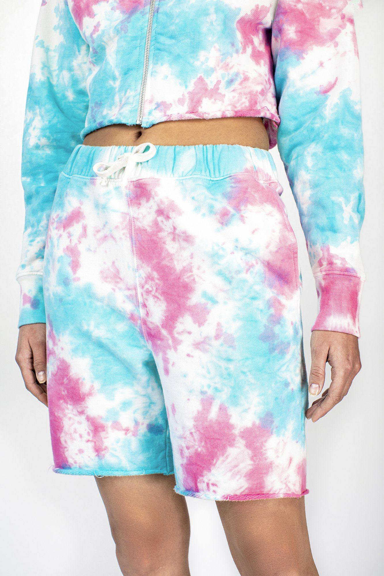 Cotton Candy Tie Dye Sweat Short