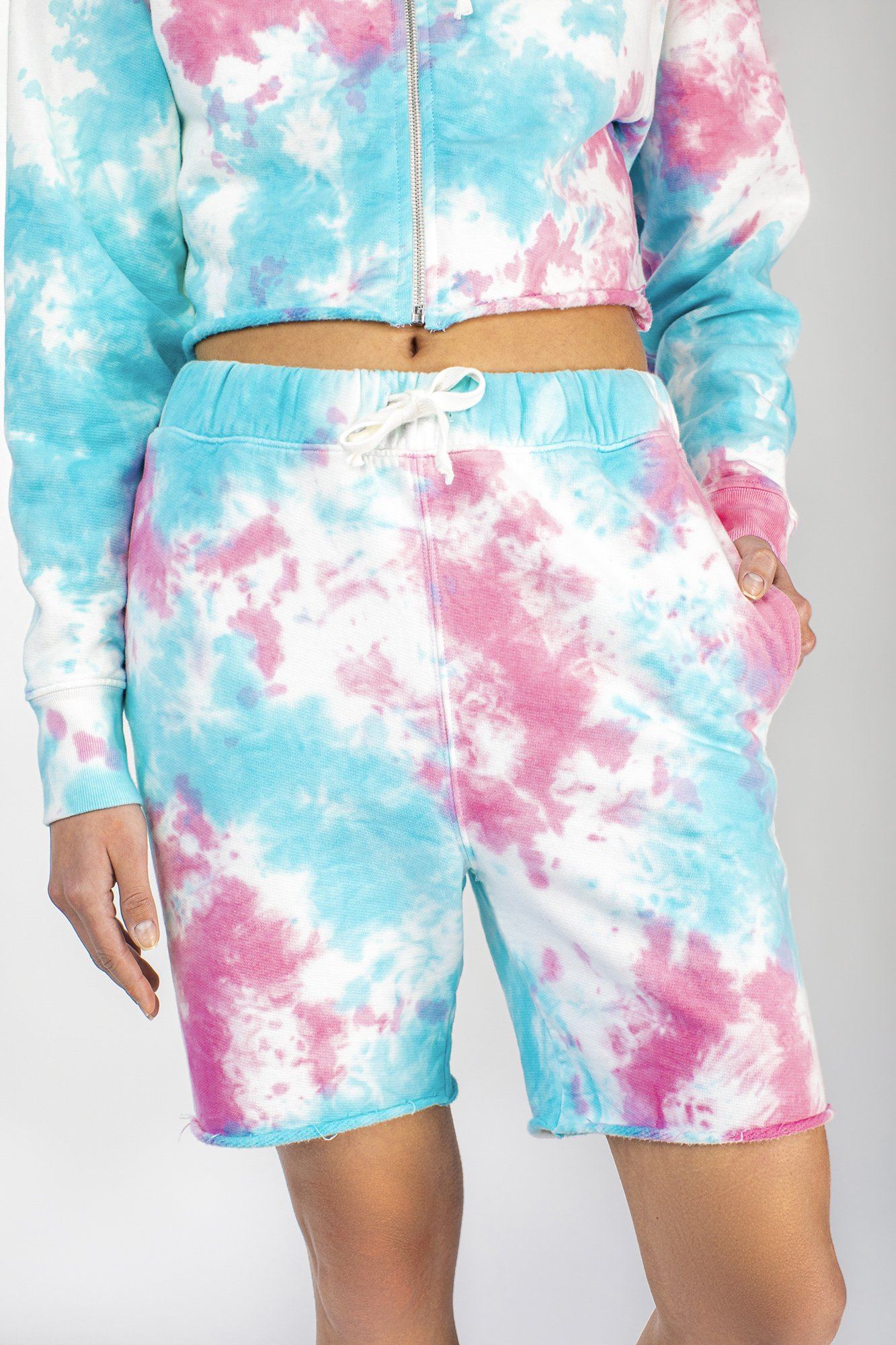Cotton Candy Tie Dye Sweat Short