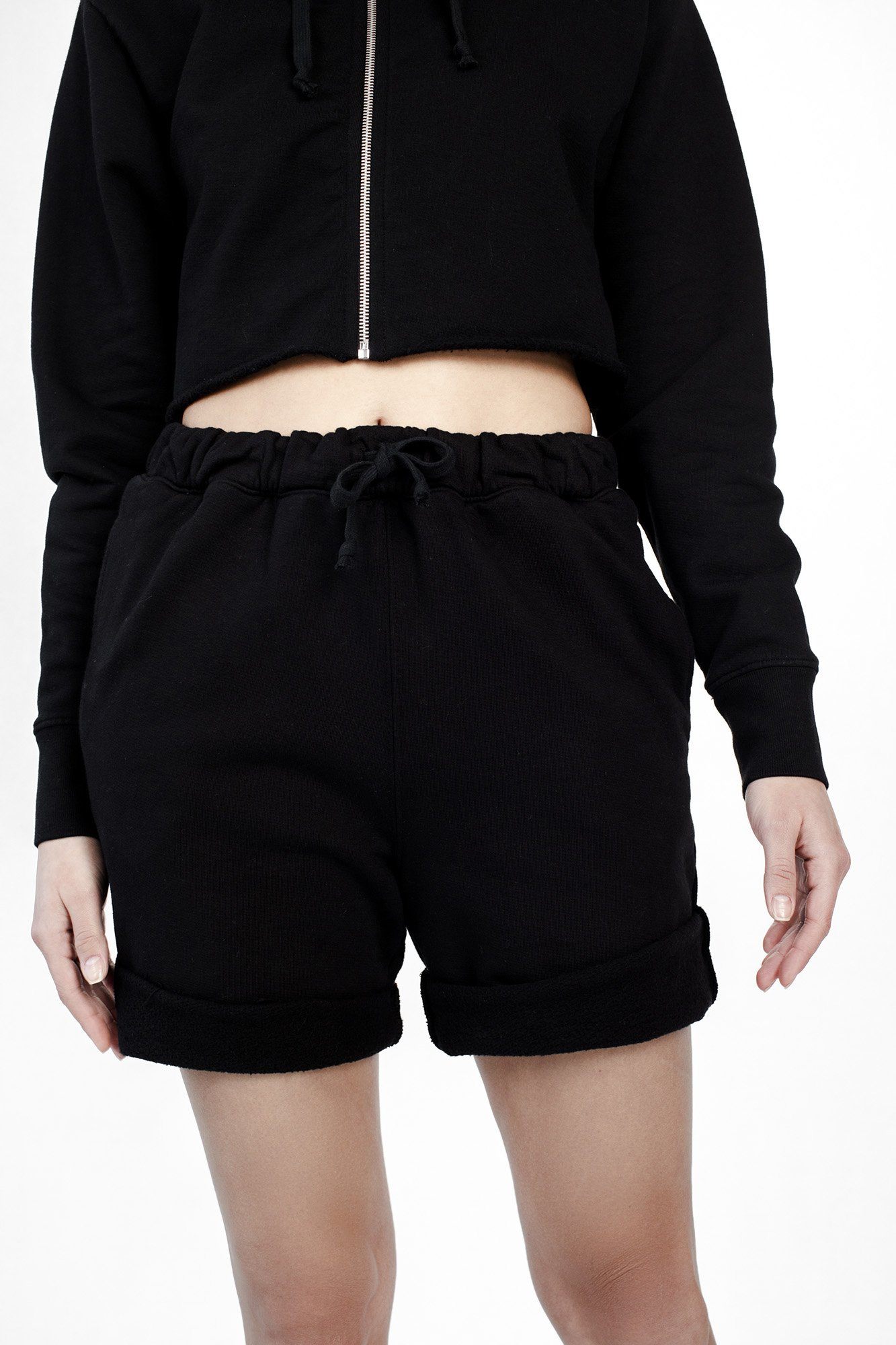 Black Sweat Short