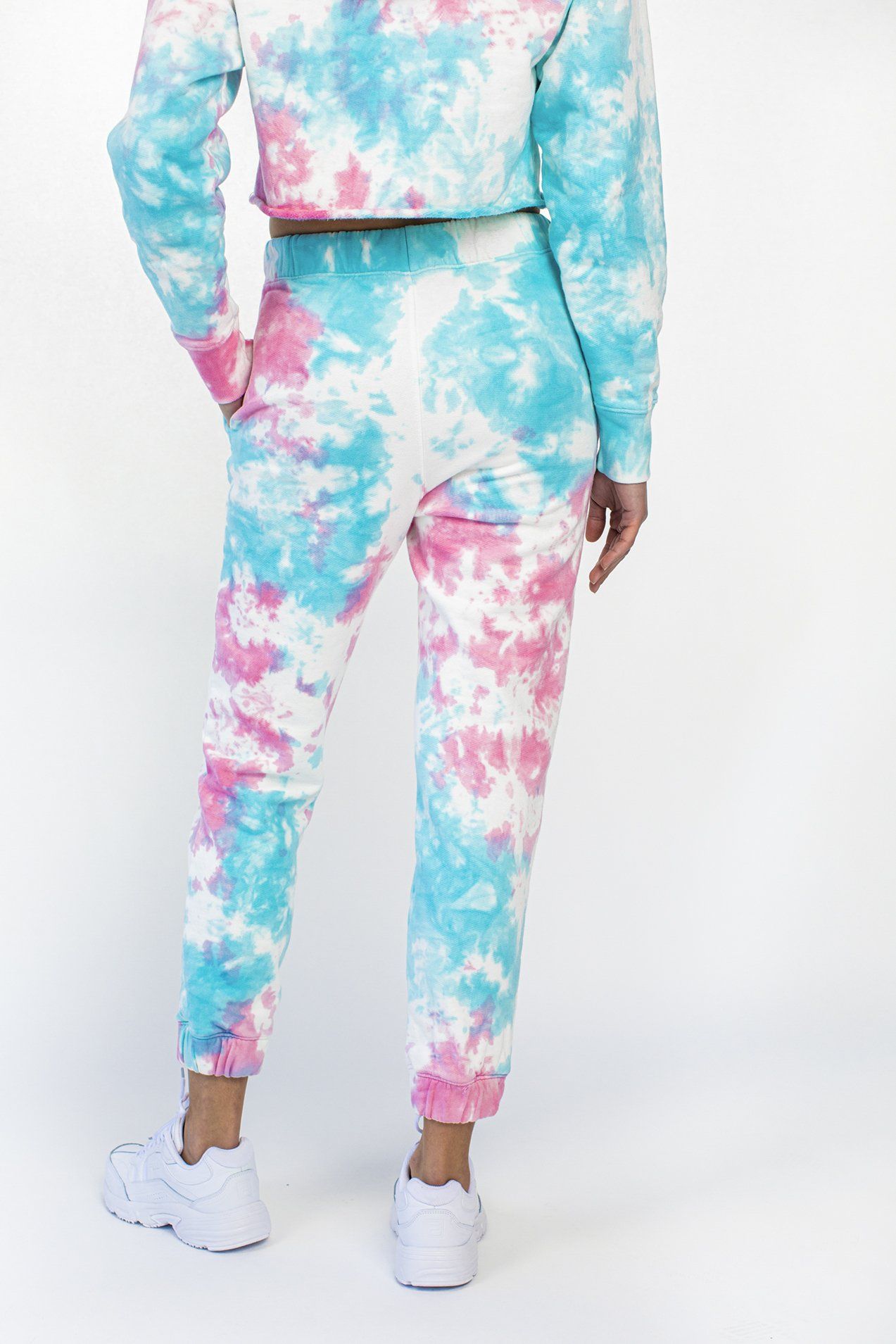 Cotton Candy Tie Dye Jogger Fleece
