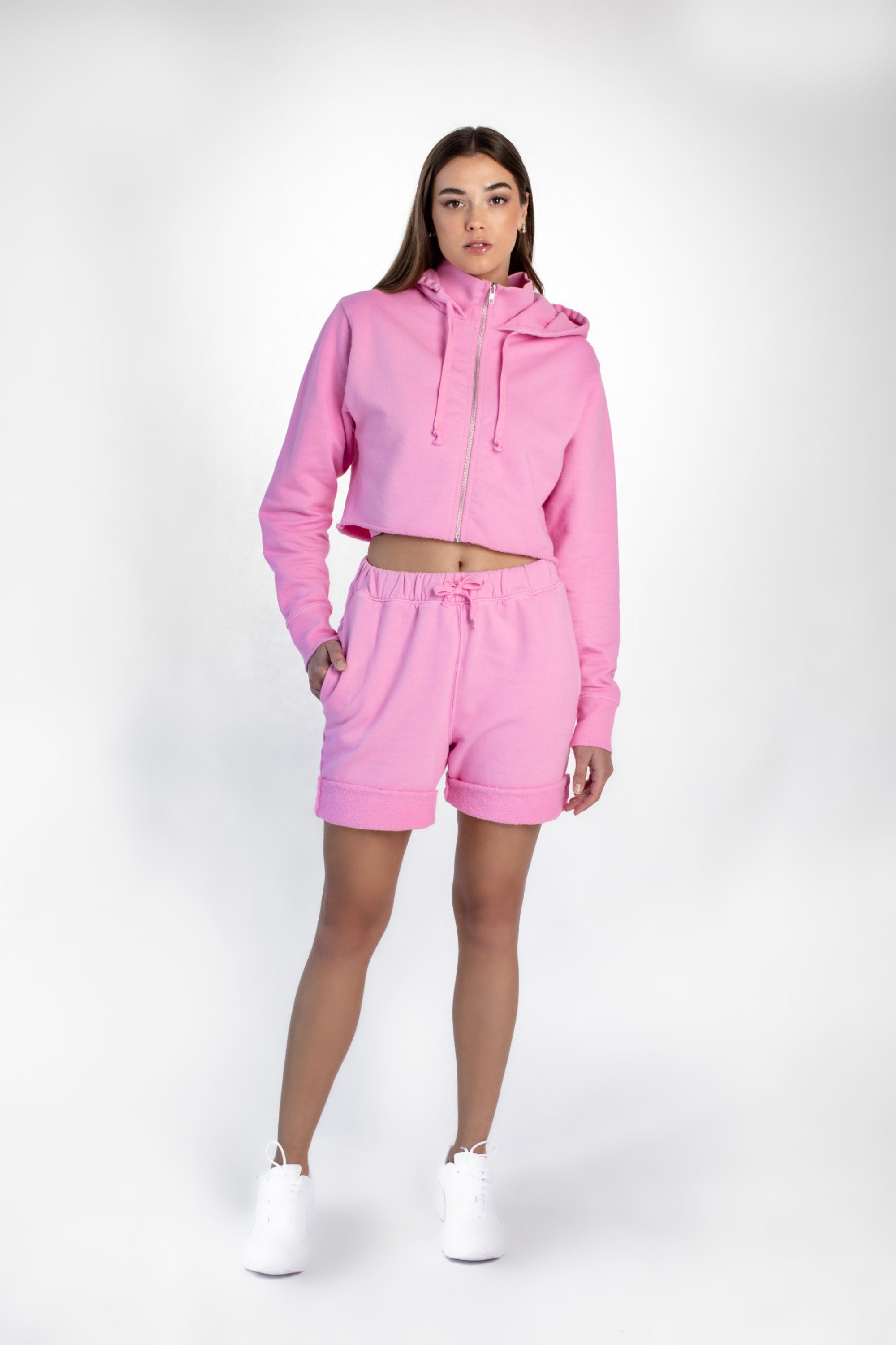 Prism Pink Zip Hoodie
