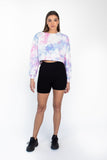 Load image into Gallery viewer, CROPPED CREW SWEATSHIRT - CLOUD DREAM TIE DYE