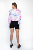 Load image into Gallery viewer, CROPPED CREW SWEATSHIRT - CLOUD DREAM TIE DYE
