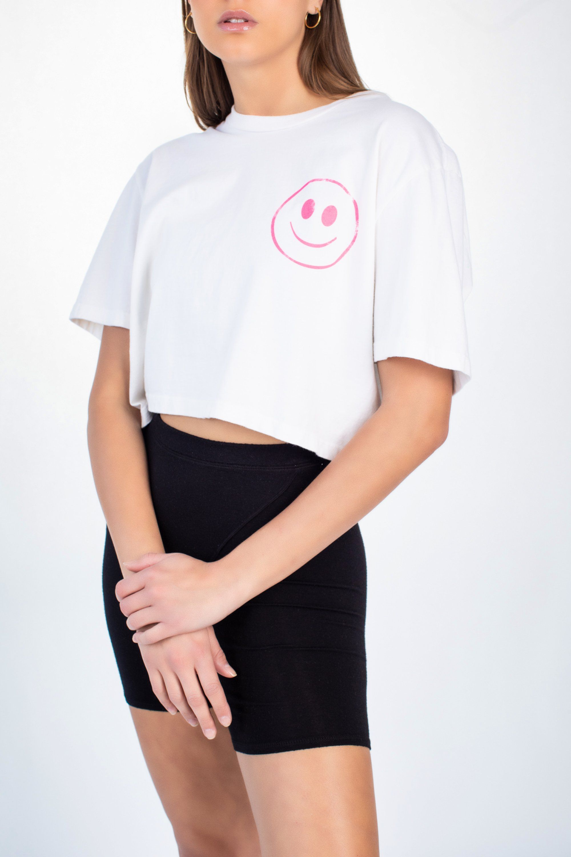 Whisper White Crop T-shirt