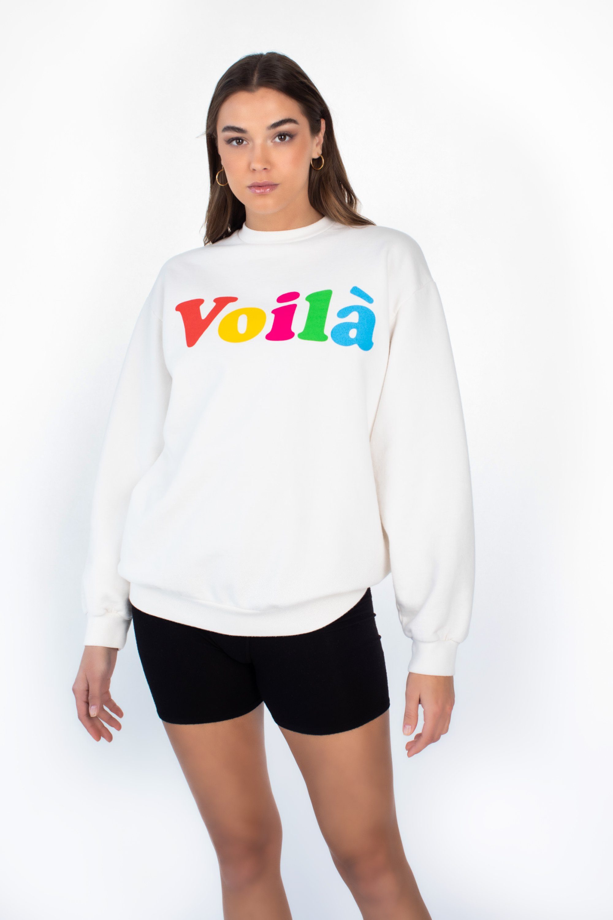 Oversized Crew Sweatshirt - Voila