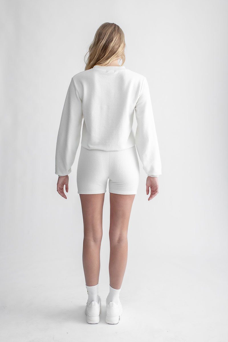 Cozy Long Sleeve Sweater Ivory