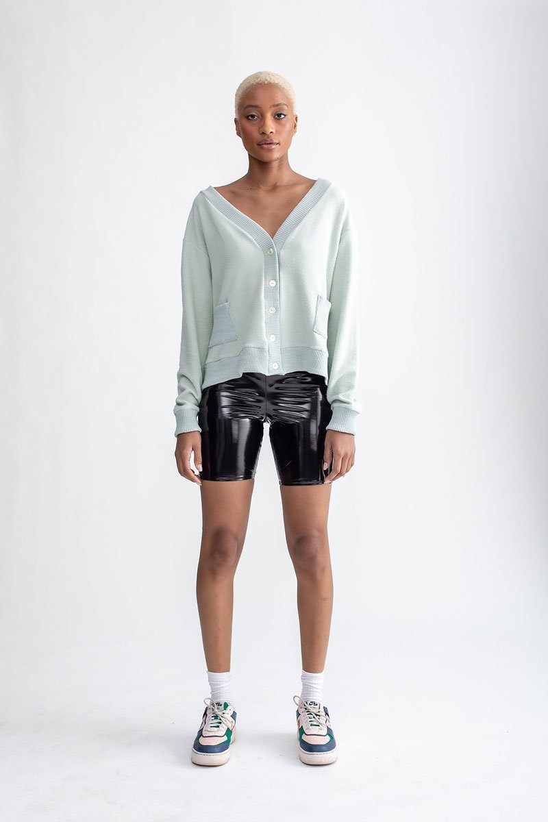 Boyfriend Button Up Cardi Dew