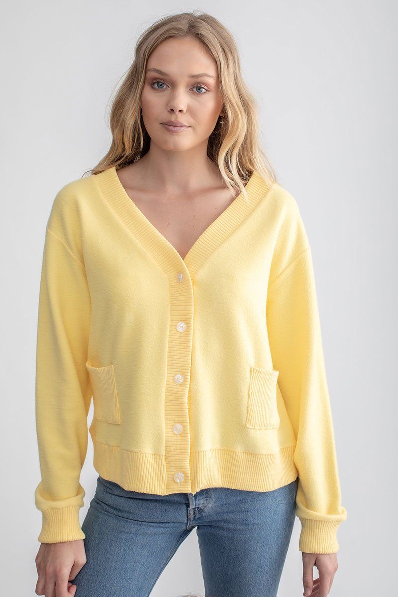 Boyfriend Button Up Cardi Sol