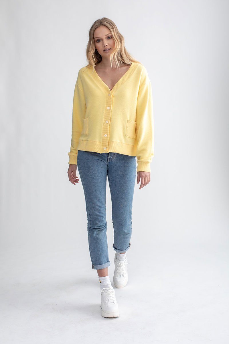 Boyfriend Button Up Cardi Sol
