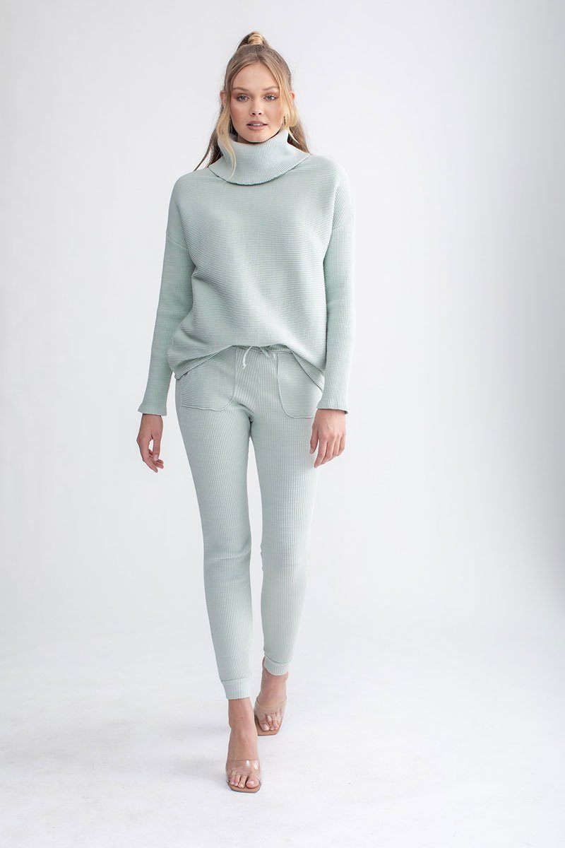 Chunky Turtle Neck Top Dew