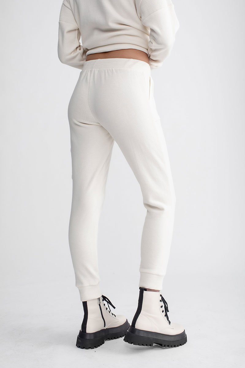 Patch Pocket Jogger Ivory