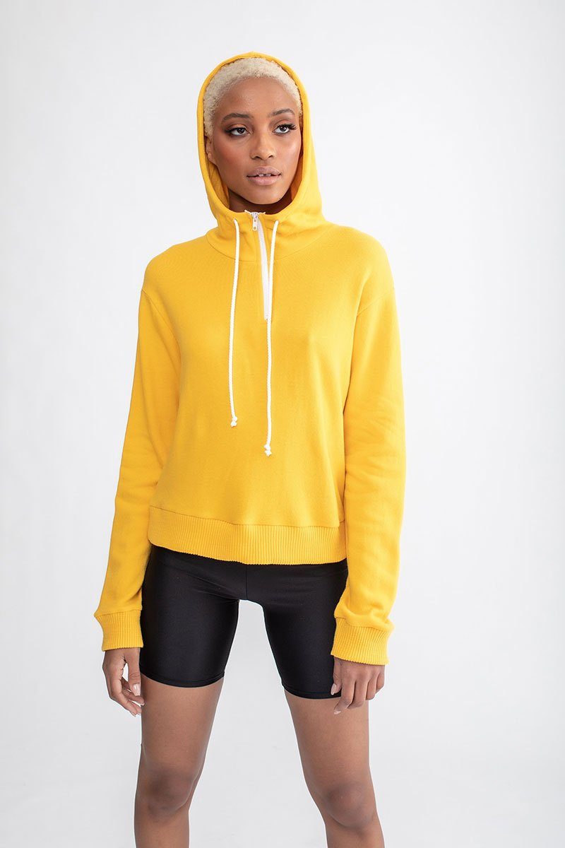 High Neck Hoodie Squash