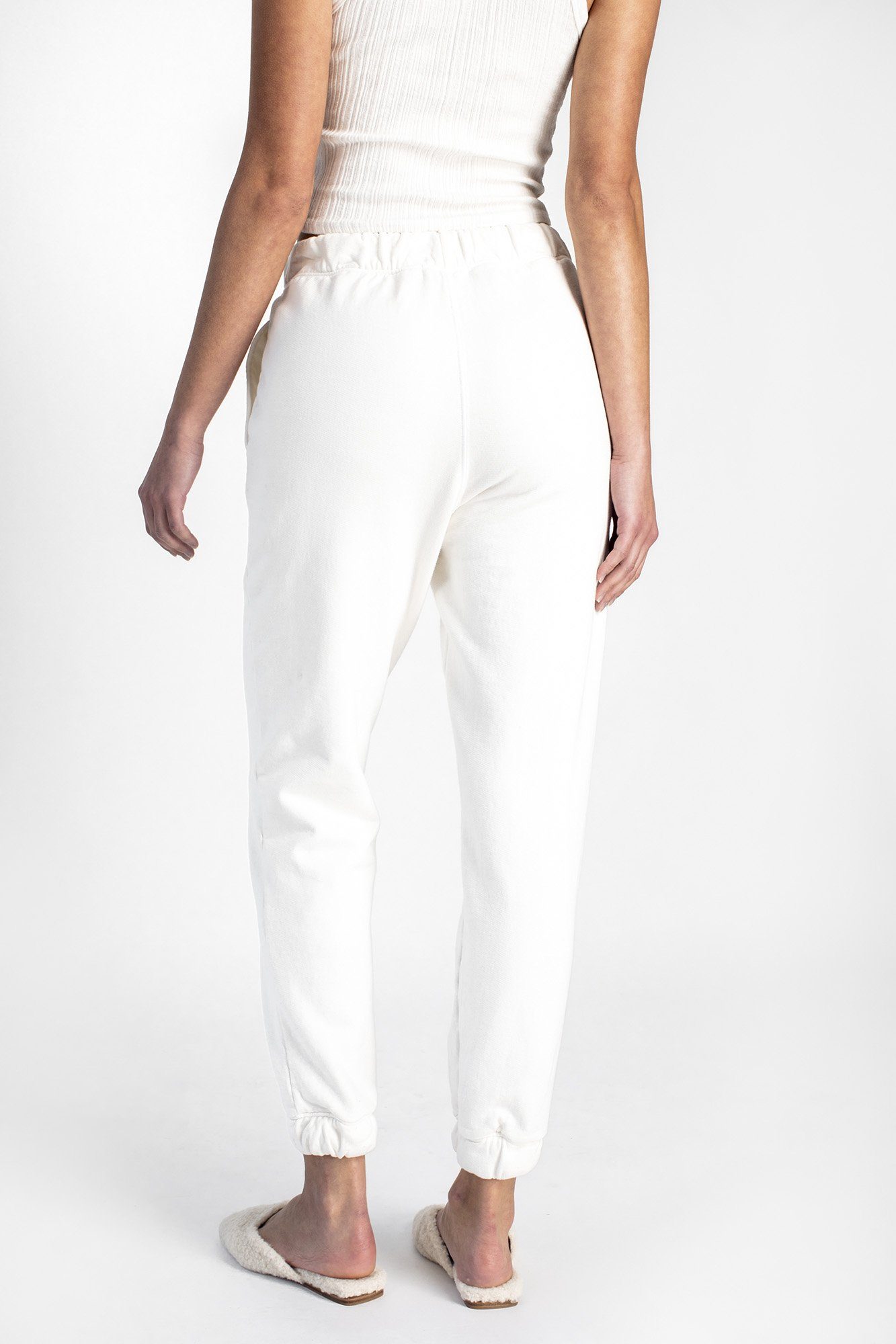 Whisper White Jogger Fleece