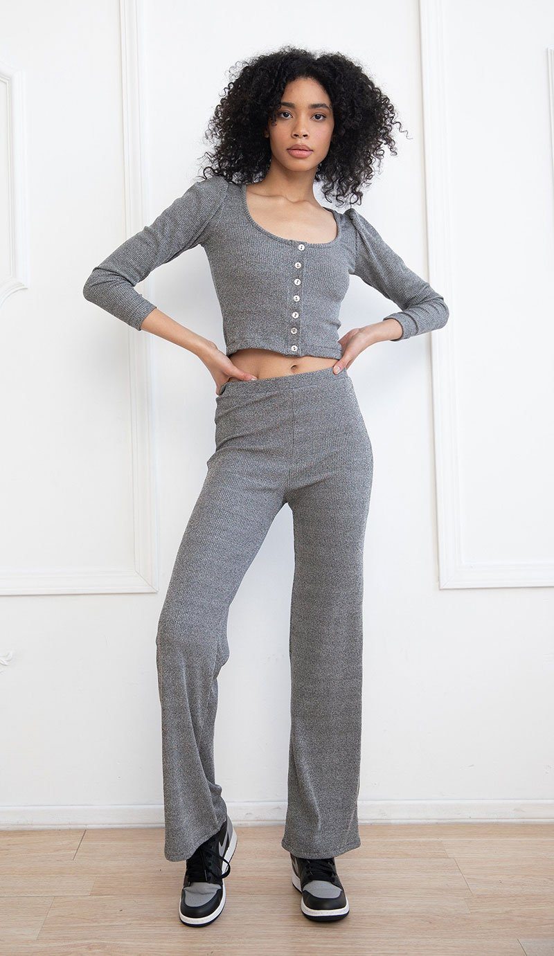 Silver Metallic Cardigan