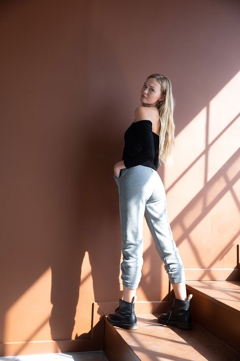 Heather Grey Ski Joggers