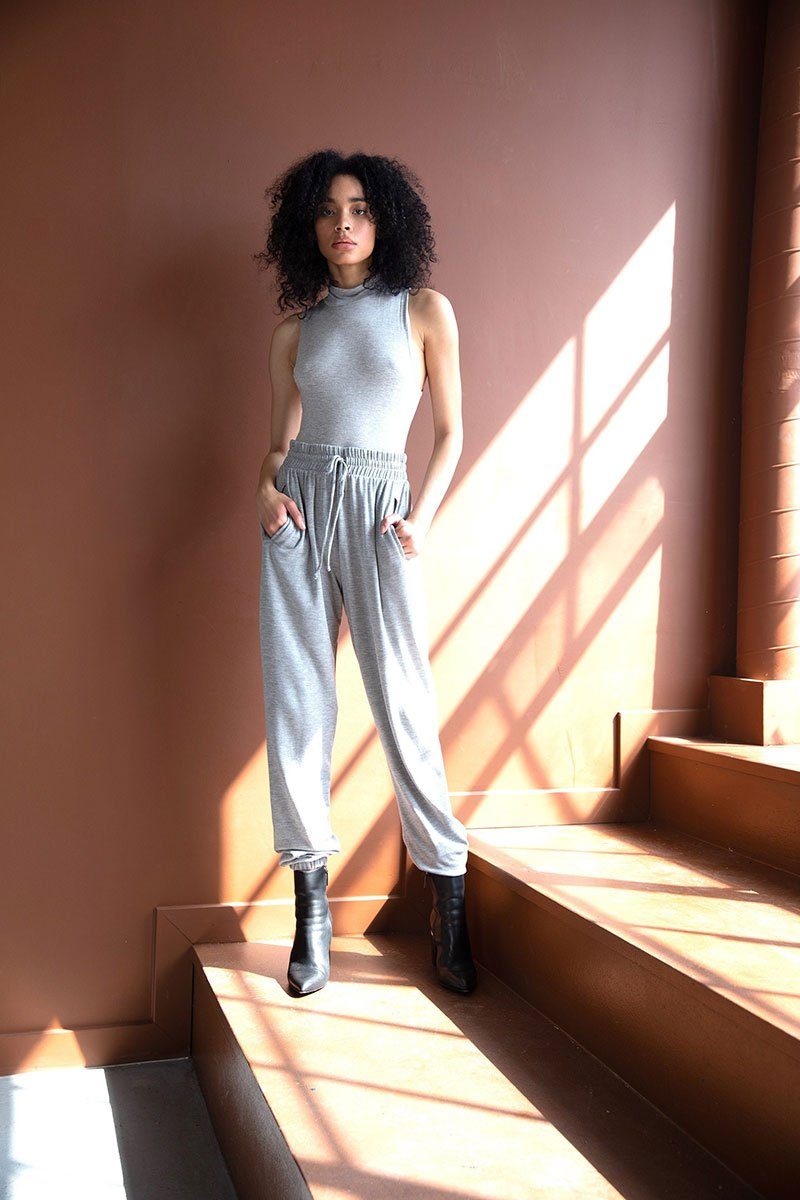 Heather Grey Pocket Lounge Pants