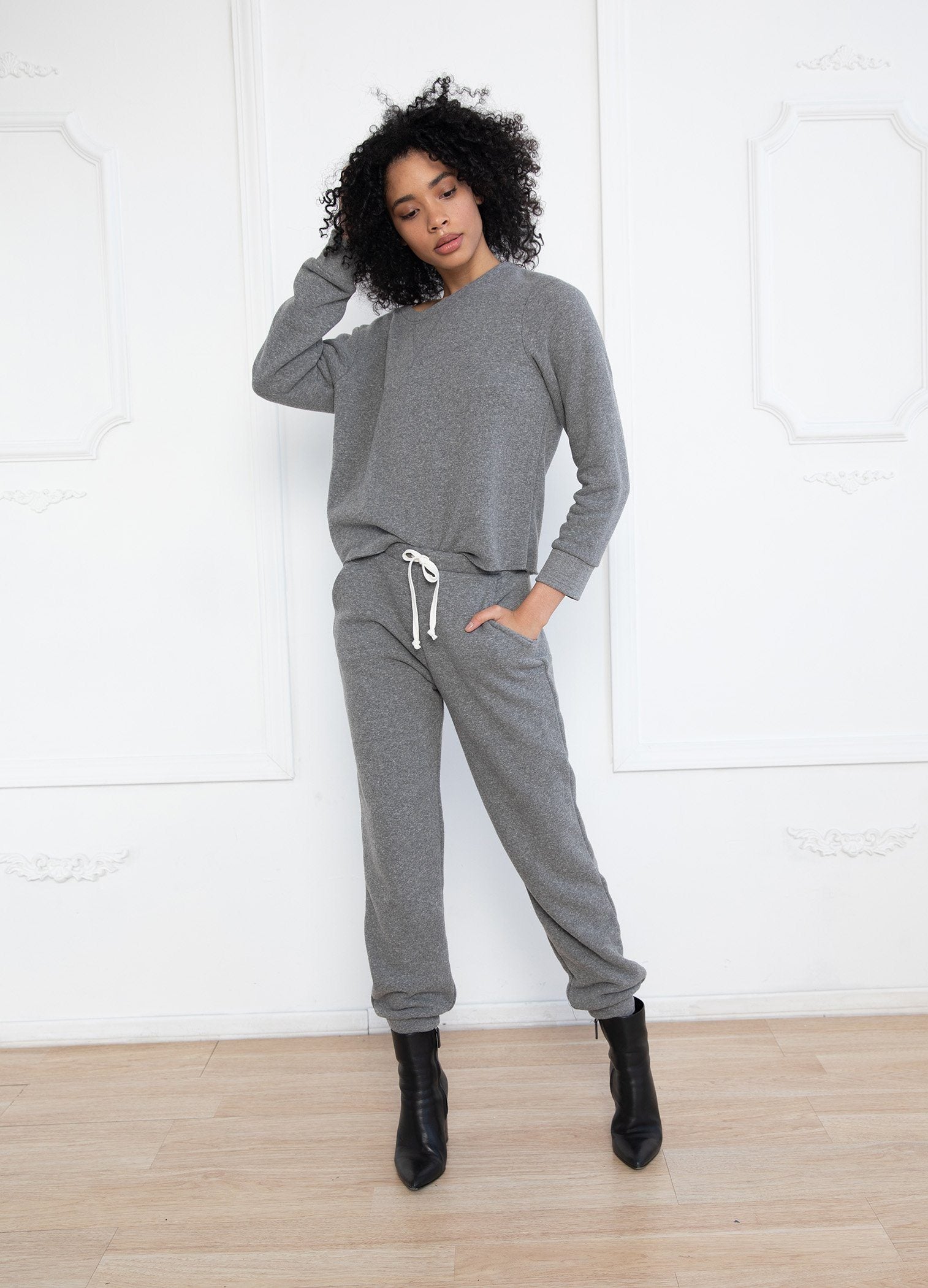 Heather Grey Ski Joggers