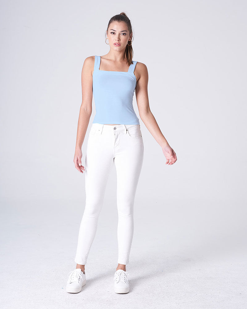 Lt Blue Fat strap tank