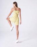 Load image into Gallery viewer, Yellow Belted Romper