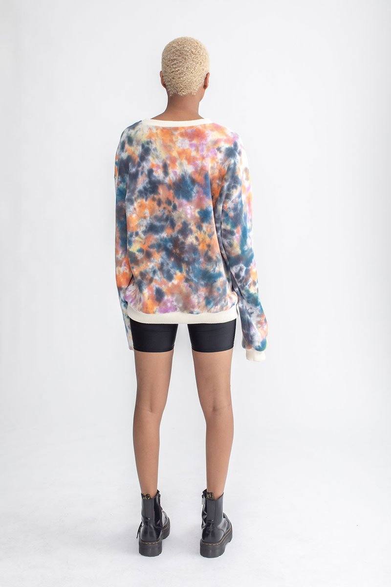 Tie Dye Crew Neck Sweatshirt
