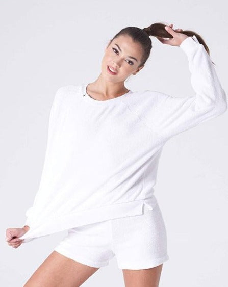 White Gym Pullover
