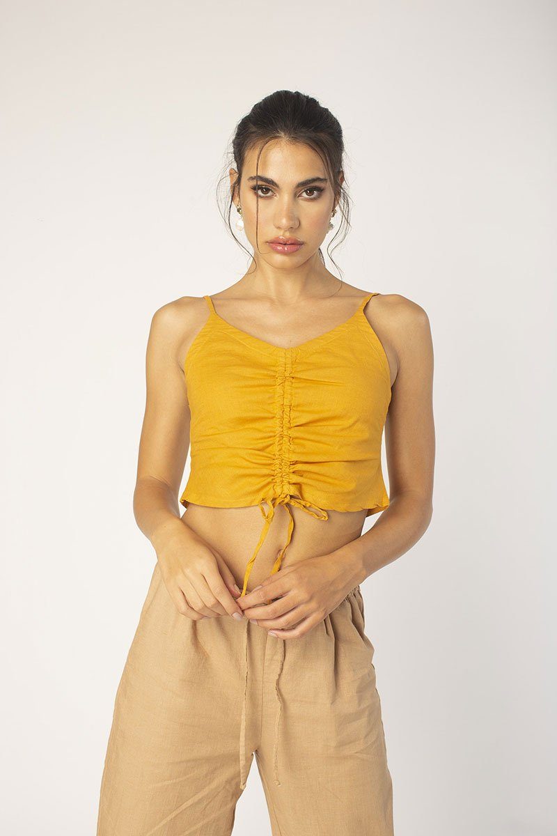Seed Front Ruched Cami