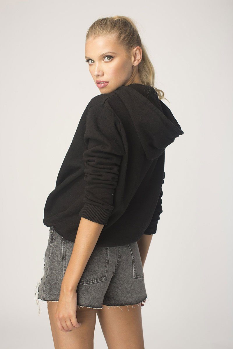 Black Oversized Hoodie