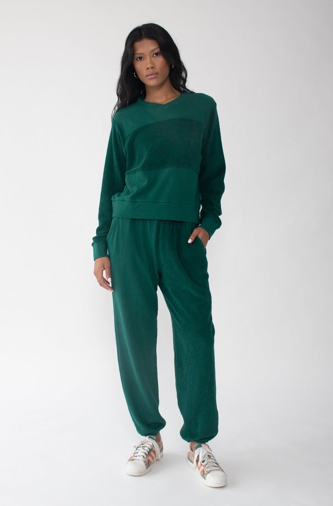 Emerald Reverse Pullover
