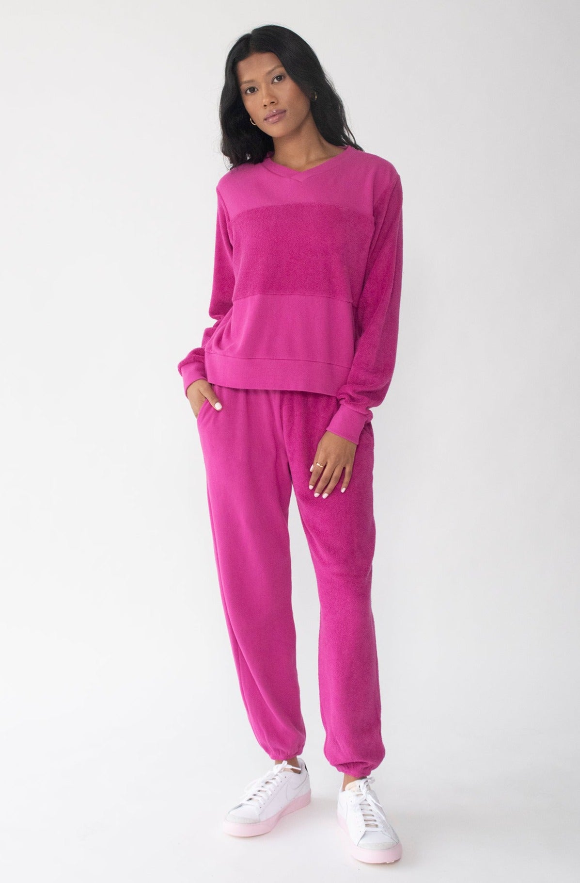 Rose Reverse Pullover