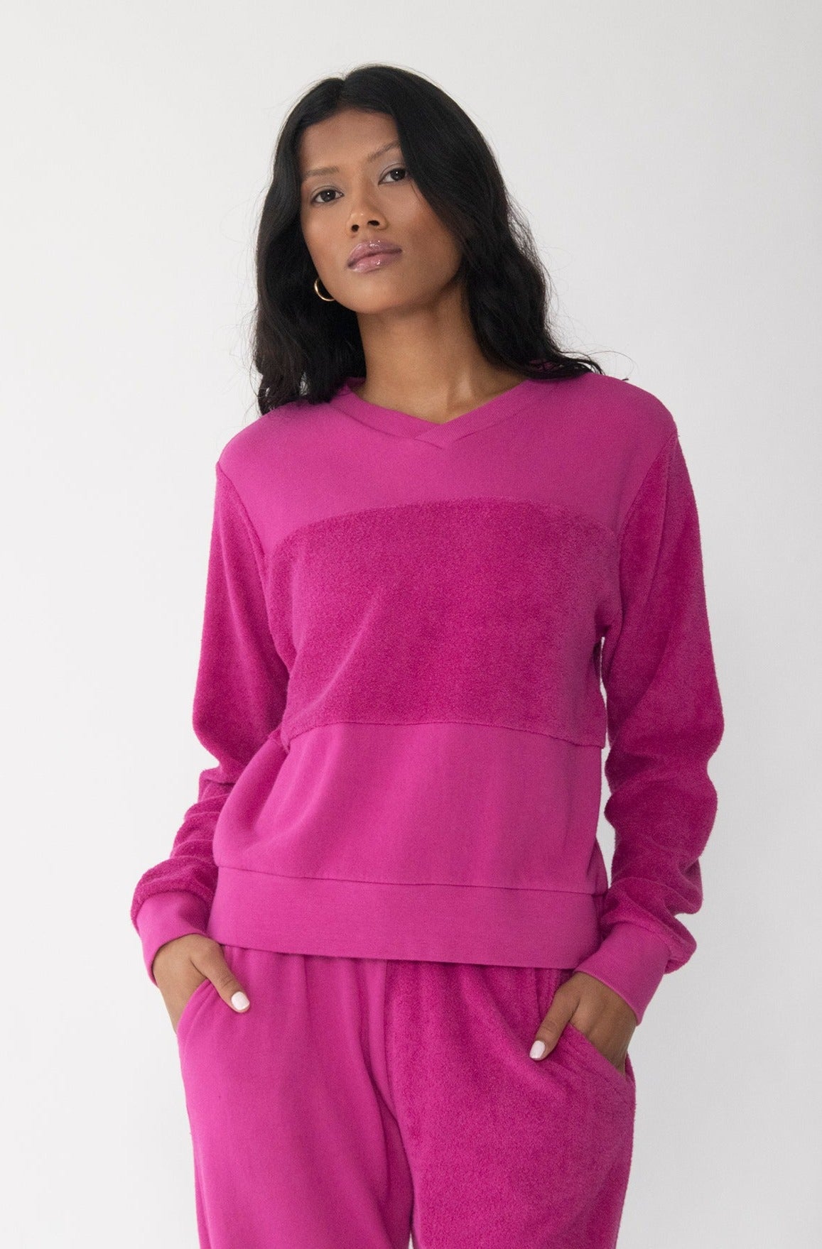 Rose Reverse Pullover
