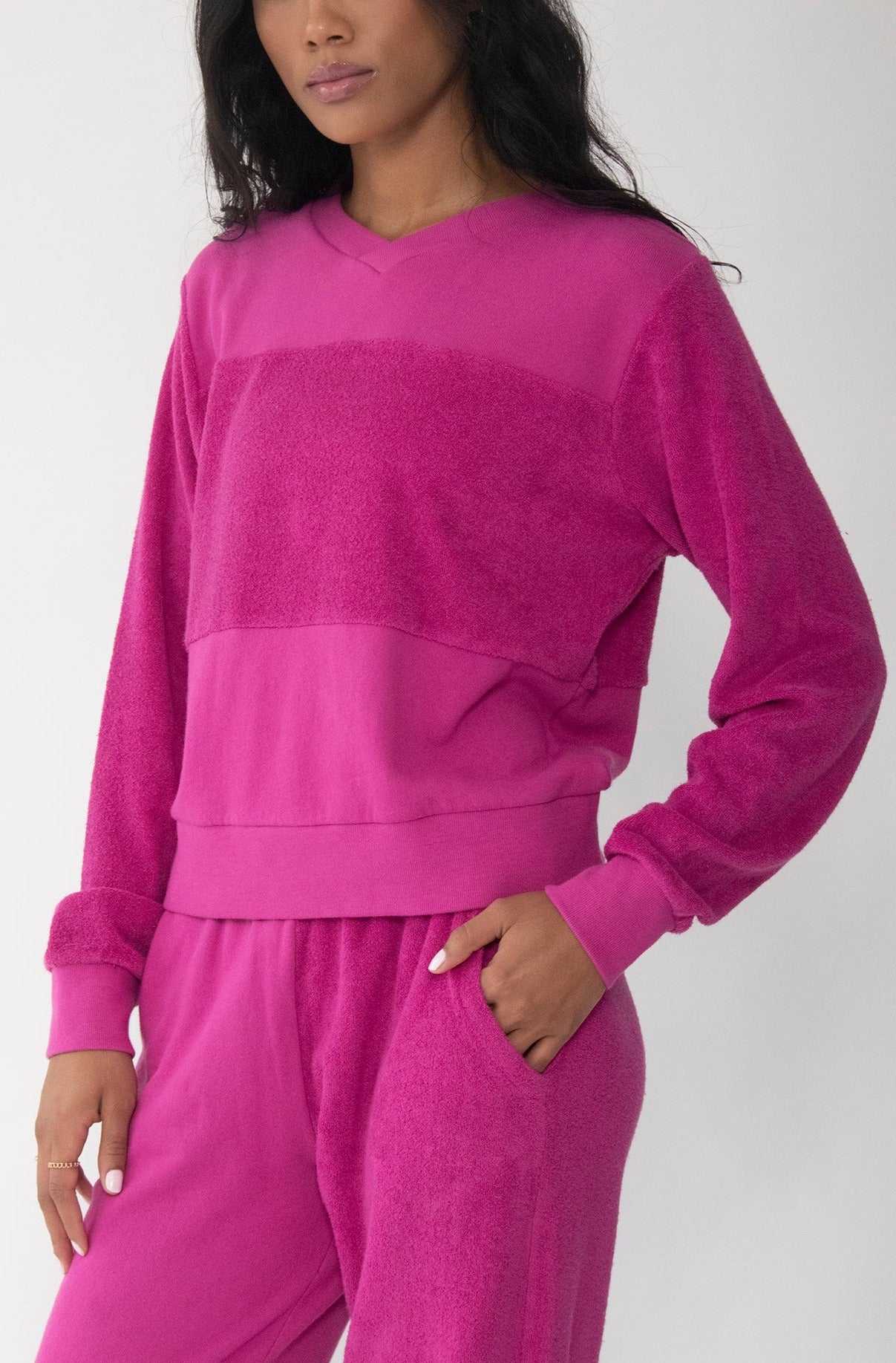 Rose Reverse Pullover
