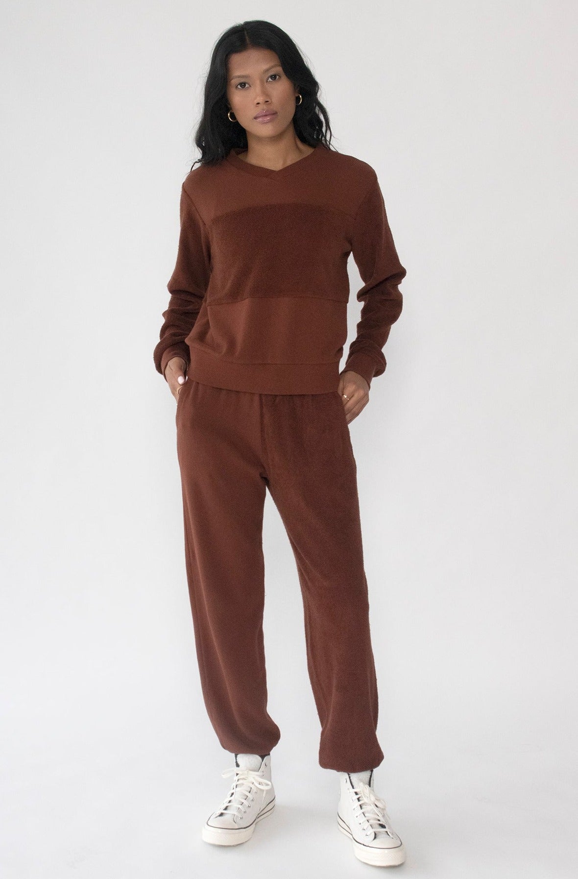 Mocha Reverse Pullover