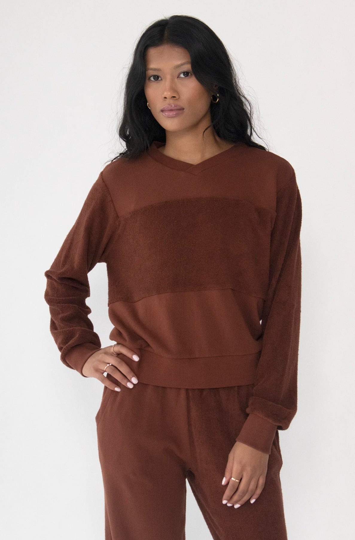 Mocha Reverse Pullover