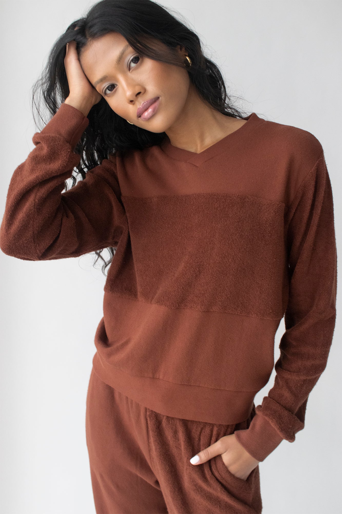 Mocha Reverse Pullover