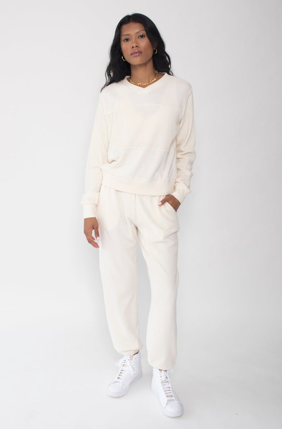 Sand Reverse Pullover