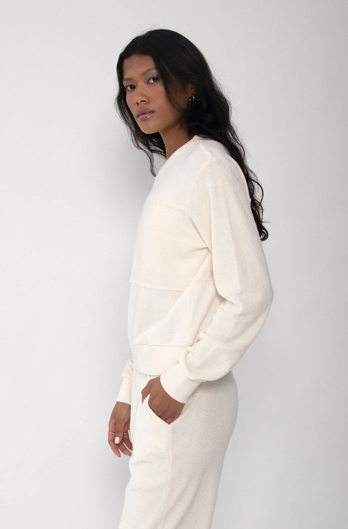 Sand Reverse Pullover