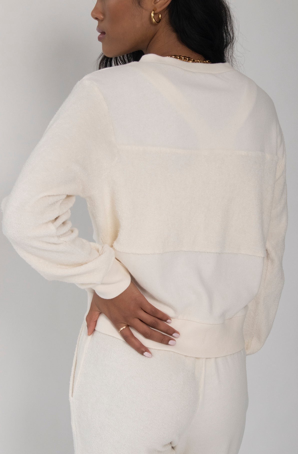 Sand Reverse Pullover